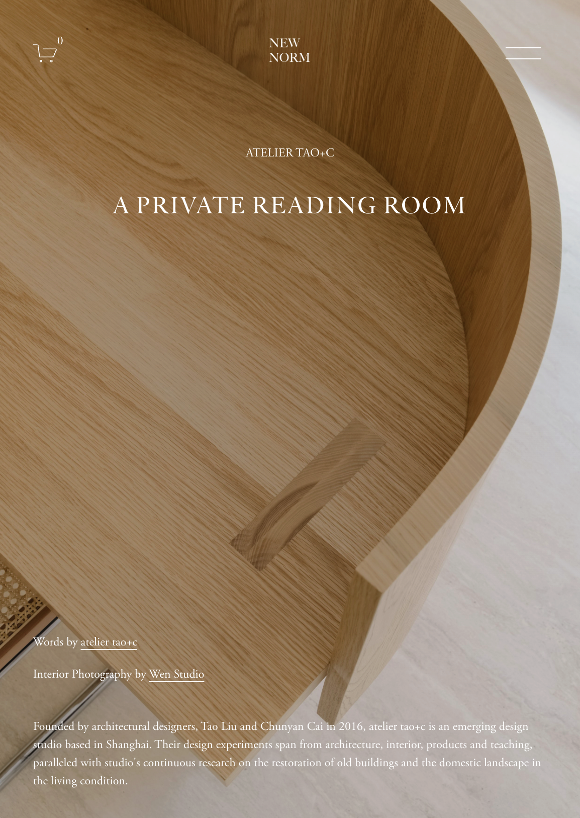 A Private Reading Room – NEW NORM